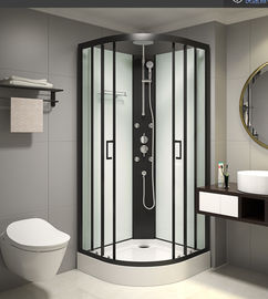 ถาดรองอาบน้ำ Quadrant ขนาด 15.5 ซม. กระจกนิรภัยใส KPN2009007