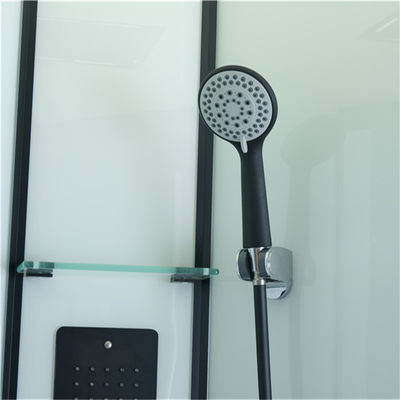 ตู้อาบน้ำฝักบัว Quadrant ยืนฟรีพร้อมแผงกระจกนิรภัยแบบใส